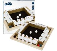 Small Foot Design Jeu de société Close the Box - Jeu de dés 2-4 joueurs dès 6 ans Édition Or