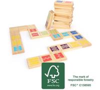Jeu de société - SMALL FOOT - Small Foot Dominos XXL de Plein Air - Enfant - Mixte - 3 ans+