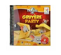 Smart Games - Jeu de voyage magnétique - Gruyère Party - 48 défis - Orange G
