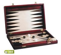 Jeu de société - SMASHING PUMPKINS - BACKGAMMON ACAJOU 28X15 CM - Adulte - 529010 - Mixte