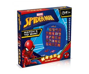 Jeu de société Spider-Man : Aligne 5 cubes pour gagner
