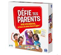 Jeu de société - SPIN MASTER - DÉFIE TES PARENTS - Questions & Défis Amusants - 6062195