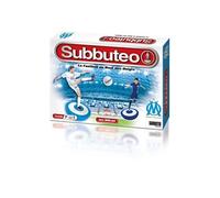 Megableu Jeu de football de table SUBBUTEO Olympique de Marseille Officiel OM 2 joueurs tapis de jeu