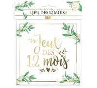 Jeu de société - SUD TRADING - Jeu des 12 Mois - Animation mariage - 2 joueurs ou plus - Multicolore