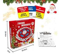 Jeu de société - Tapple - Tapple Word Game, Jeu d'alphabet fou de Noël enfants, plateau tournant, jouet éducatif familial rapide