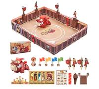 Jeu de société Tauromachie - Jeu familial de corrida 49 x 38 cm, largement applicable | Jouet éducatif d'apprentissage en papier ABS avec mécanisme de démarrage rapide, jeux de combat de taure