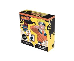 Jeu de société Topi Games Naruto Remember Challenge Mémoire visuelle 100 cartes 2 niveaux 2 à 6 joueurs Noir