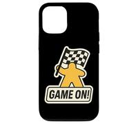 Jeu de société Tournoi Meeple Drapeau à Carreaux Amusant Coque pour iPhone 12/12 Pro