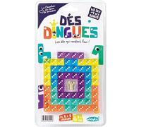 Jeu de société - WIDYKA - Jeu des Dingues 64 - 64 dés translucides - 2 à 5 joueurs - Dès 5 ans