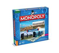 Winning Moves - Monopoly Bretagne - Jeu de société - Jeu de Plateau - Edition Villes et régions - 2 à 6 Joueurs - Version française