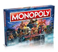 Winning Moves Jeu de société Iron Maiden Monopoly, Advance to Senjutsu, Nights of Dead, The Book of Souls et échangez Votre Chemin vers Le succès, Fait Un Excellent Cadeau pour Les Enfants de 18 Ans