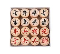 Jeu de société Xiangqi d'échecs Chinois en Bois de hêtre avec échiquier en Cuir