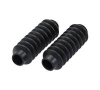 Jeu de soufflets de fourche en caoutchouc noir (140/30/25mm) pour Kreidler Flory 12 13 23