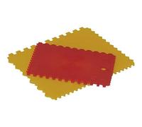 Jeu de spatule dentee en plastique, 2 pcs