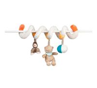Nattou Spirale de Jeu avec Figurines Suspendues, Mia et Basile, 21 x 12 x 40 cm, Blanc/Brun/Orange