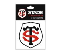 Stade Toulousain Lot de 2 Autocollants Rugby 10 cm