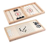 Jeu de stimulation de l'adresse : en jouant Ce jeu Sling-Pucks rapide, votre enfant peut développer sa motricité fine, sa coordination œil-main et ses compétences sociales tout en