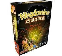 Blue Orange - Kingdomino Origins- Jeu de Société et de Réflexion -Prix de l'Année - Domino Cro-Magnon - Tuiles - À partir de 8 Ans