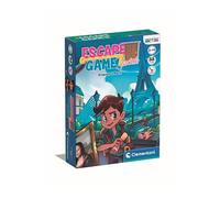 Clementoni | Escape Game Pocket - Enquête à Paris pour Enfants dès 8 Ans | Jeu d'Évasion | Format Compact | 1 à 6 Joueurs | Défis de Logique et Observation | Activité Ludique et Éducative