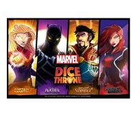Jeu de stratégie Lucky Duck Games Dice Throne Marvel Black Panther, Captain Marvel, Black Widow, Dr Strange