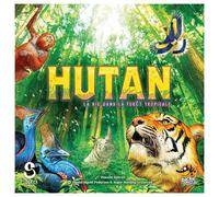 Jeu de stratégie Lucky Duck Games Hutan - jeu de dextérité, thème forêt tropicale, illustrations peintes, vert