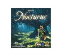 Jeu de stratégie Lucky Duck Games Nocturne - Illustration Beth Sobel, Thème fantastique, Boîte carrée, Touches dorées