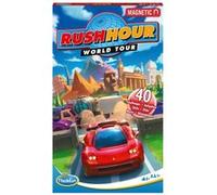 Ravensburger - Jeux de logique magnétique - Thinkfun - Rush Hour World Tour - 40 défis - 1 Joueur à partir de 8 Ans - Version Voyage - 76544