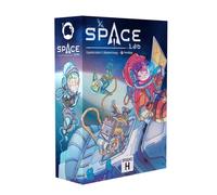 Jeu de stratégie Studio h Space Lab jeu familial thème espace illustrations colorées navy bleu