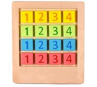 Jeu de Sudoku en Bois pour Garçon Fille et Enseignants, Puzzle de Table | Surface Lisse, Entraînement Motricité Fine, Détente Après le Travail, Usage Bureau et Maison