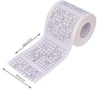 Jeu de sudoku, papier toilette, jeux, rouleau, serviette en papier, ténacité, durable, amusant, papier toilette imprimé, outils de nettoyage ménagers, mouchoirs de toilette utiles et pratiques pour