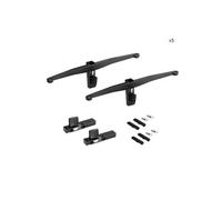 Jeu de supports Zero pour une étagère en bois