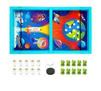 Jeu De Table À Élastique - Jouets Sportifs en Bois Interactifs pour Deux Joueurs,Jeu de Basketball de Table,pour Dès 3 Ans Soirée Maison Réunion Amicale Nuit en Famille Maternelle