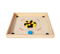 Jeu de Table en Bois Beige pour Famille et Bureau | Palet Inclus, Bords Arrondis et Surface Lisse, Format Compact pour Soirées Ludiques