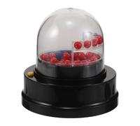 Jeu de Table Machine à Loterie Électrique Mini pour Fêtes Entre Amis | Plastique Noir, Règles Simples et Portatif, Interaction Sociale, Fonctionne avec 2 Piles Aa Non Incluses