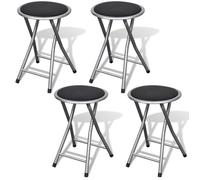 Jeu de tabouret pliable 4 pièces 241033