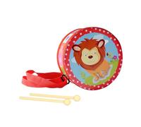 Jeu De Tambour,Instrument Musical Éducatif,Set De Tambour en Bois avec Sangle Ajustable De 15 Cm - pour de 2 à 5 Ans Garçon Fille Anniversaire Jardin d'Salle de