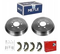 Jeu de tambours de frein arrière Meyle + mâchoires de frein Audi A2 Polo 9N F...