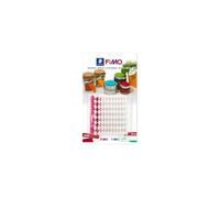 Fimo Kit de tampons STAEDTLER 8700 09 – 88 caractères (lettres, chiffres, spéciaux) Blanc 56 g