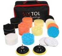 Jeu de tampons/éponges de polissage Sixtol avec dérive pour le nettoyage des voitures CAR DETAILING PAD 30, 30pcs