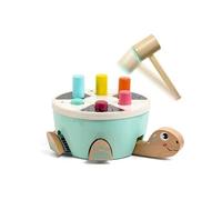 Jeu de Tape-Tape Tortue - TOP BRIGHT - Bâtons Colorés - Marteau en Bois - Pattes - Tête - Queue