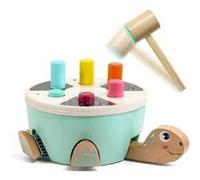 Jeu De Tape-Tape Tortue - Top Bright - Bâtons Colorés - Marteau En Bois - Pattes - Tete - Queue G