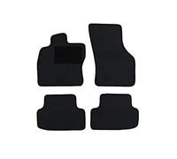 Jeu de Tapis Compatible avec Citroen C4 III, Type BA, BB, BC (année de Construction 2020-2024), Dura Graphit | 4 pcs. | Contour Bleu Clair