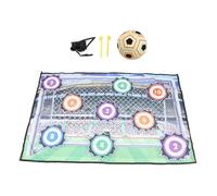 Jeu de Tapis de Jeu de Ballon de Football intérieur extérieur Football Lancer Jeu Cible Lancer Jeu But de Football avec Ballon de Football pour Garçons (Type B)