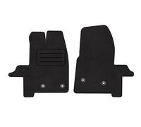 Jeu de tapis de sol avant en velours pour Ford Transit MK8 - 2 pièces - Ajustement parfait