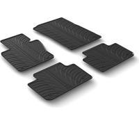 Jeu de tapis de sol en caoutchouc sur mesure compatible avec la BMW X3 E83
