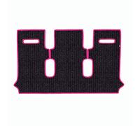 Jeu de Tapis de Sol pour Renault MAXITY 3 Places à partir de 2007 en Moquette en Fibre Fond antidérapant Anthracite Fuchsia