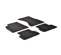 Jeu de tapis en caoutchouc Gledring compatible avec Audi A7 2010-2018 / A6 2011-2018 (profil T 4 pièces + clips de montage)