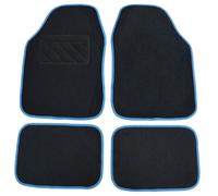 Jeu De Tapis Universel En Moquette Noir Et Bleu Norauto Unikar