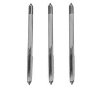 Jeu de tarauds à main 3 pièces M3 M4 M5 |L'acier à roulement coupe les nouveaux filetages et répare ceux endommagés |Tarauds pour Bois/Plastique/Aluminium |Outil de réparation (M3)