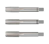 RUKO 230040 Taraud manuel 3 pièces métrique M4 x 0.70 coupe à droite DIN 352 HSS 1 set